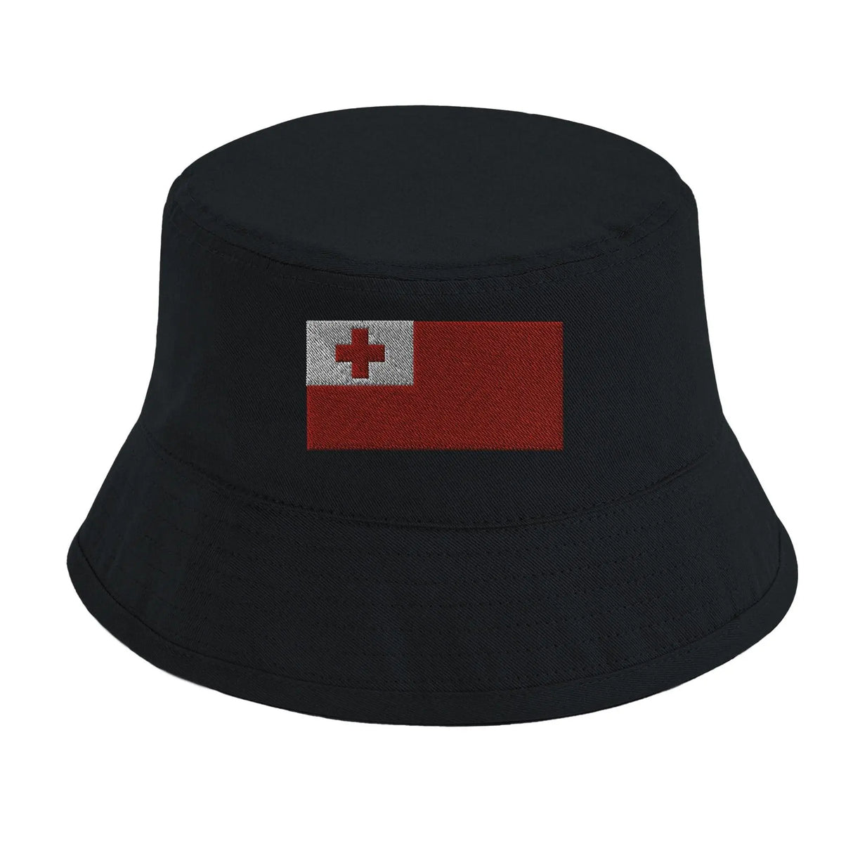 Chapeau bob drapeau tonga coton brodé léger et tendance