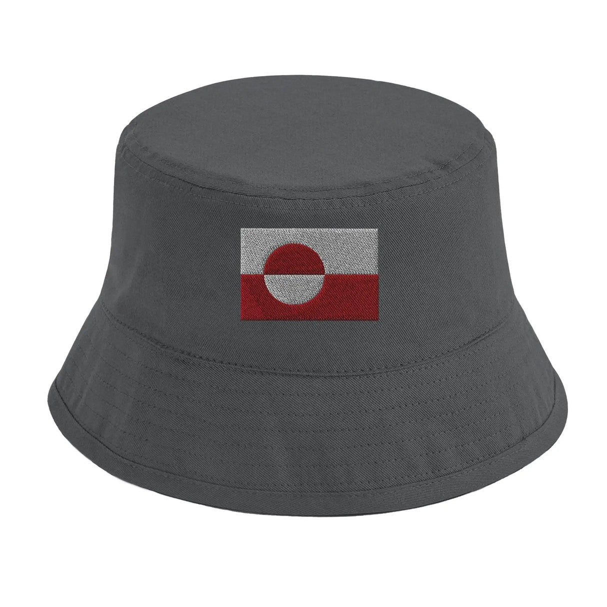 Chapeau bob groenland coton brodé excellente respirabilité