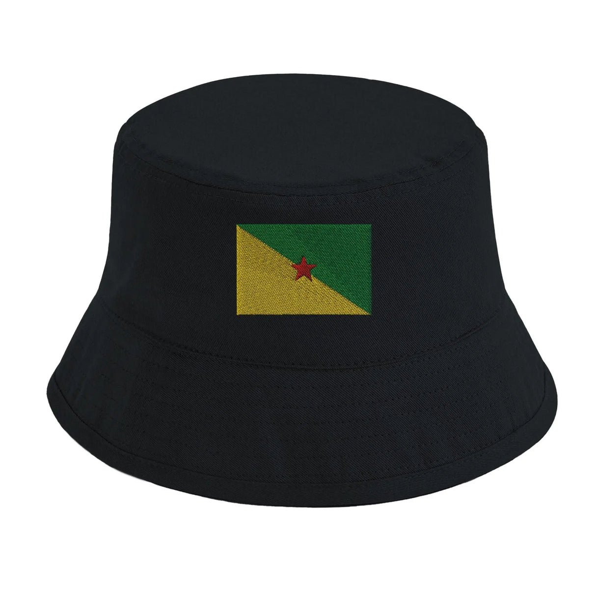 Chapeau bob guyane coton brodé léger coloris tendance