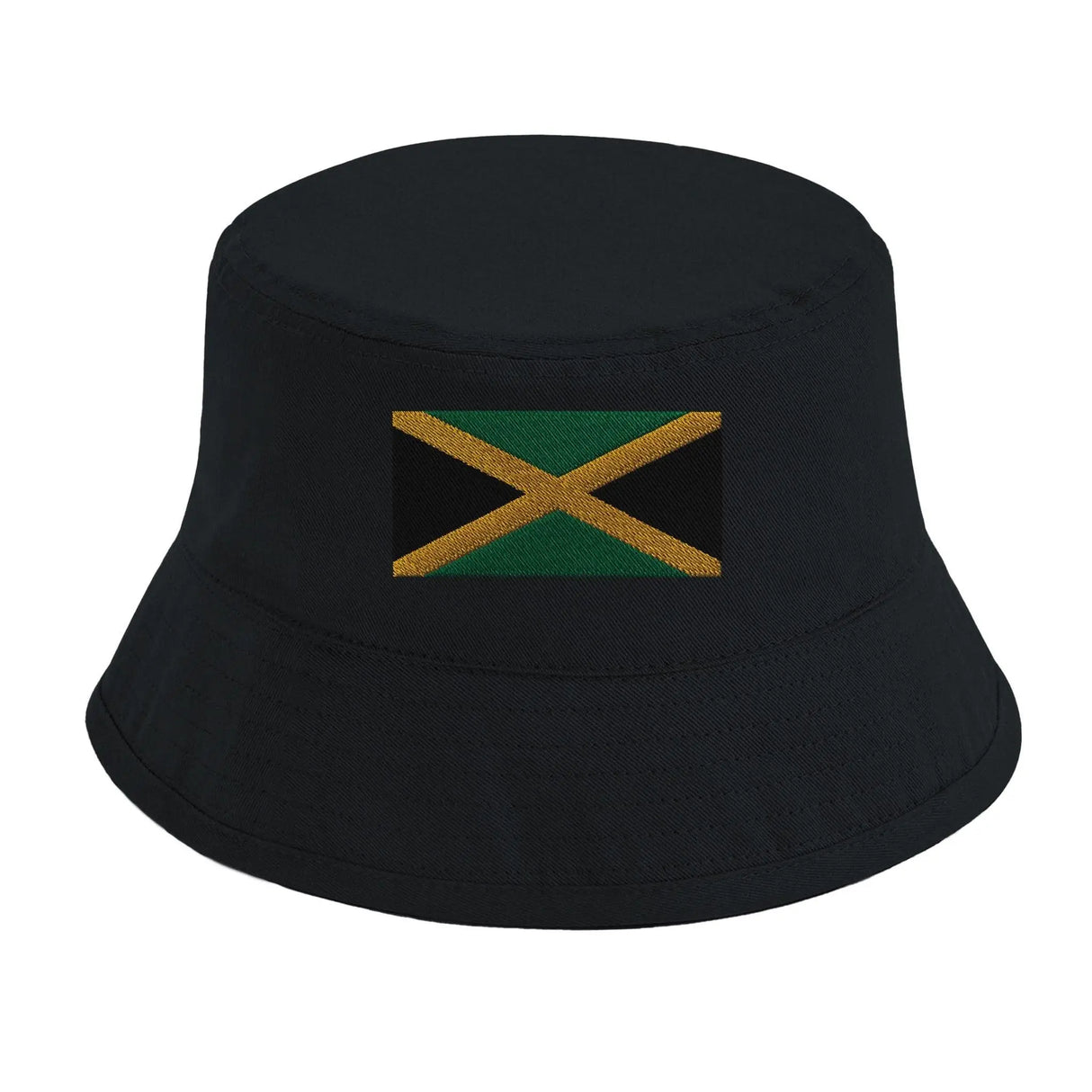 Chapeau bob jamaïque coton brodé couleurs estivales