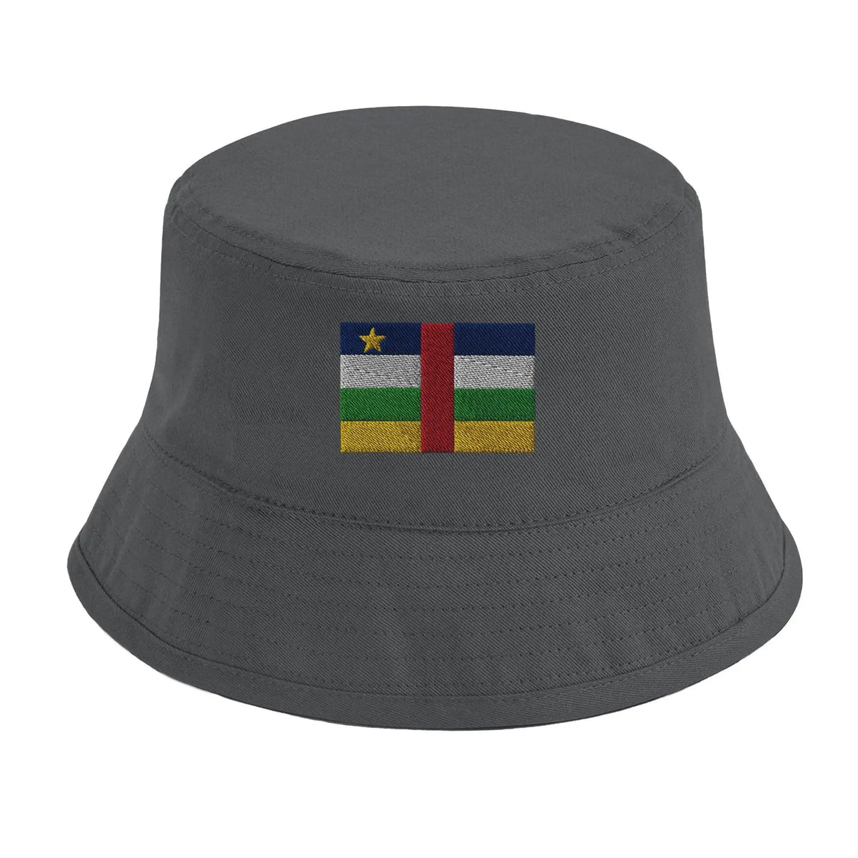 Chapeau bob république centrafricaine coton brodé coloré