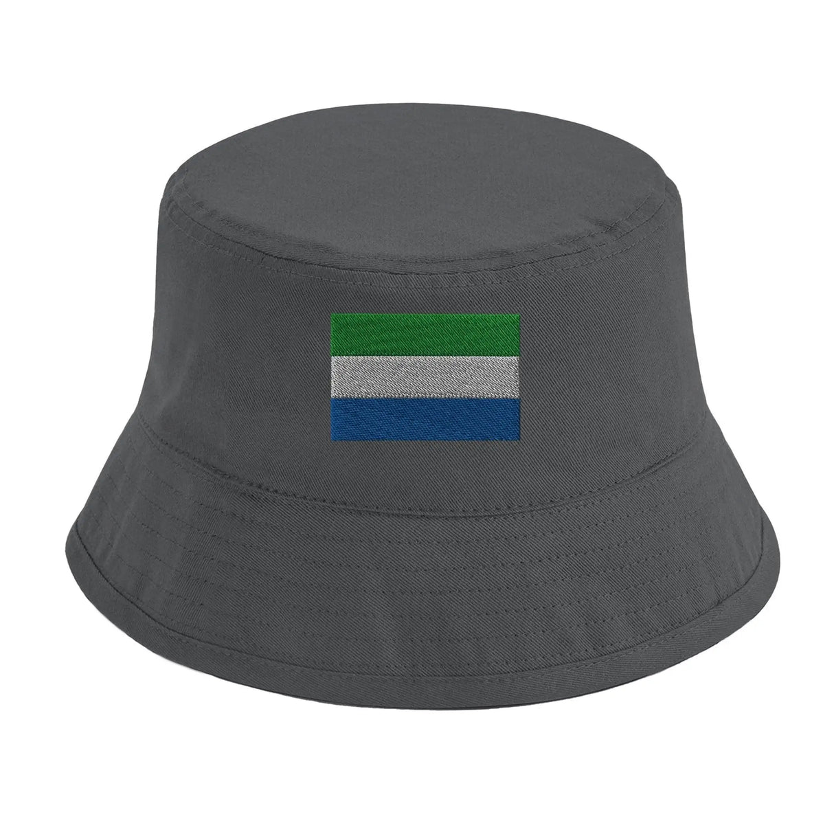 Chapeau bob sierra leone coton brodé léger et tendance