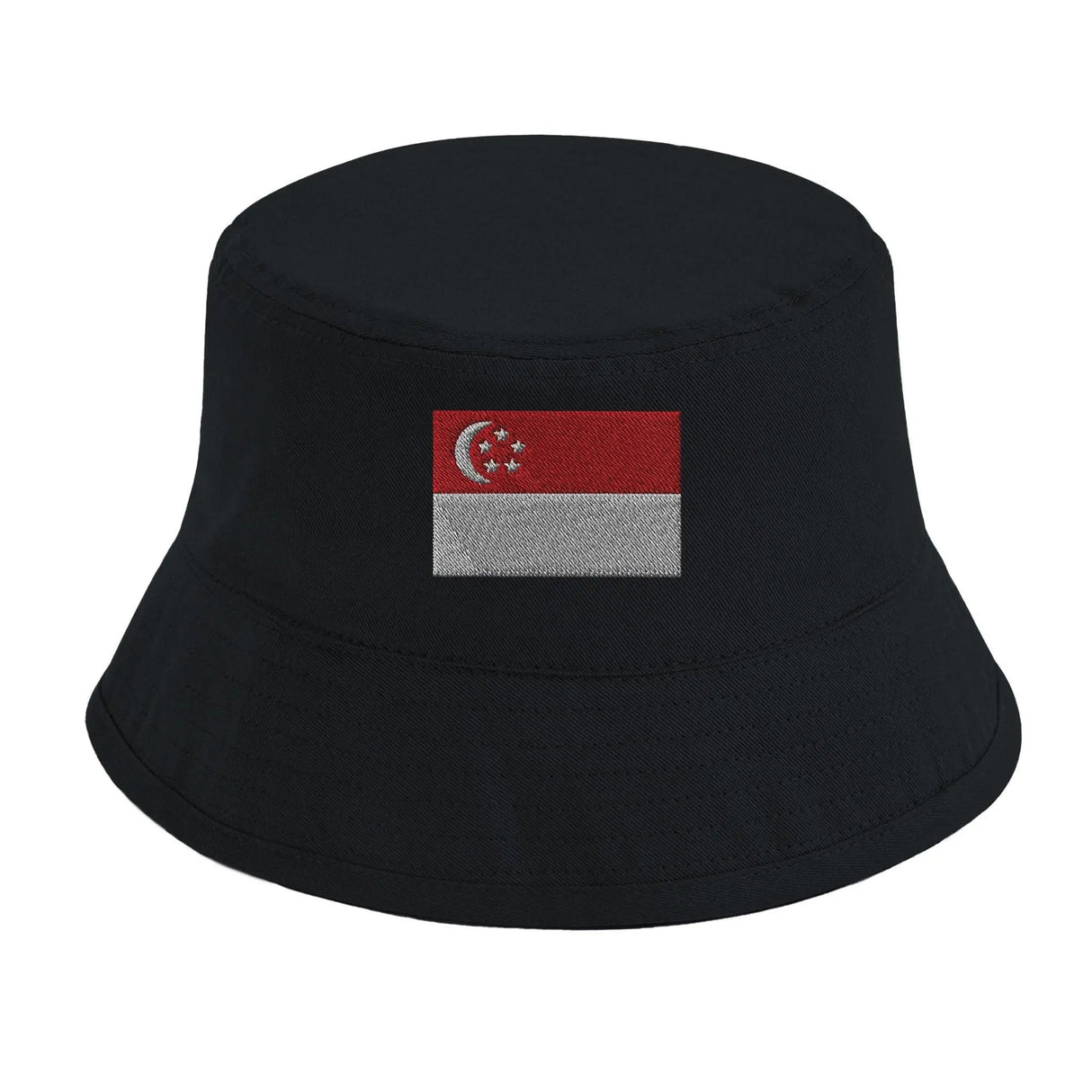 Chapeau bob singapour coton brodé excellente respirabilité