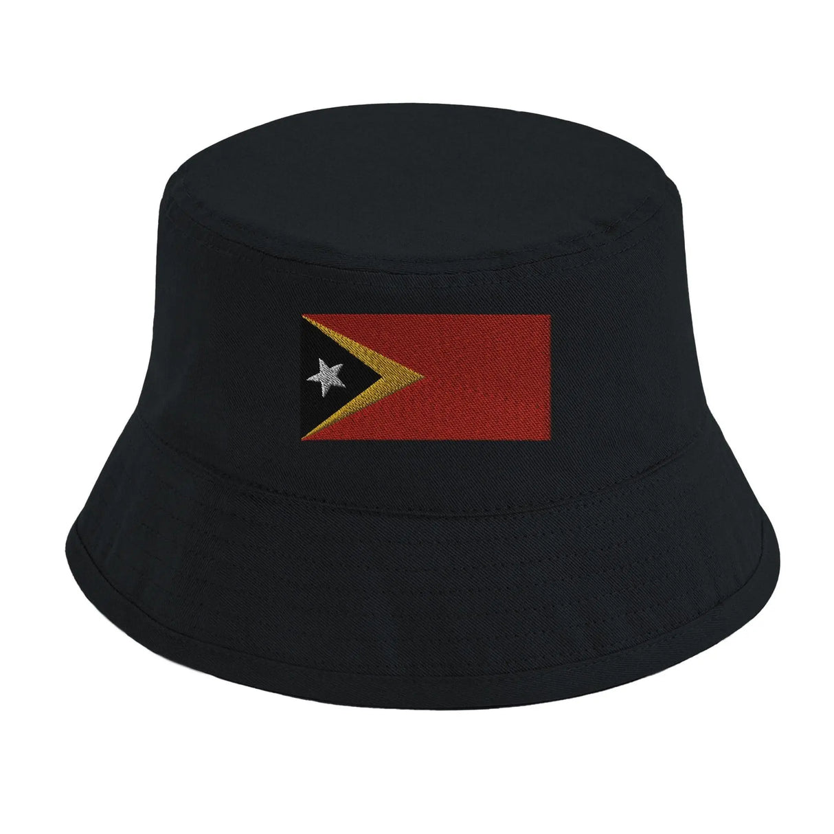 Chapeau bob timor oriental coton brodé léger et tendance