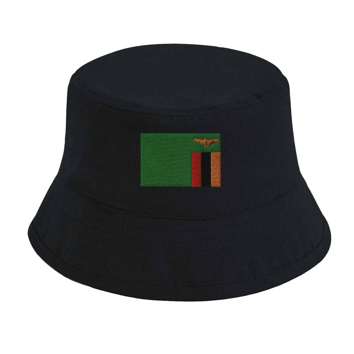 Chapeau bob zambie brodé coton aux couleurs tendance