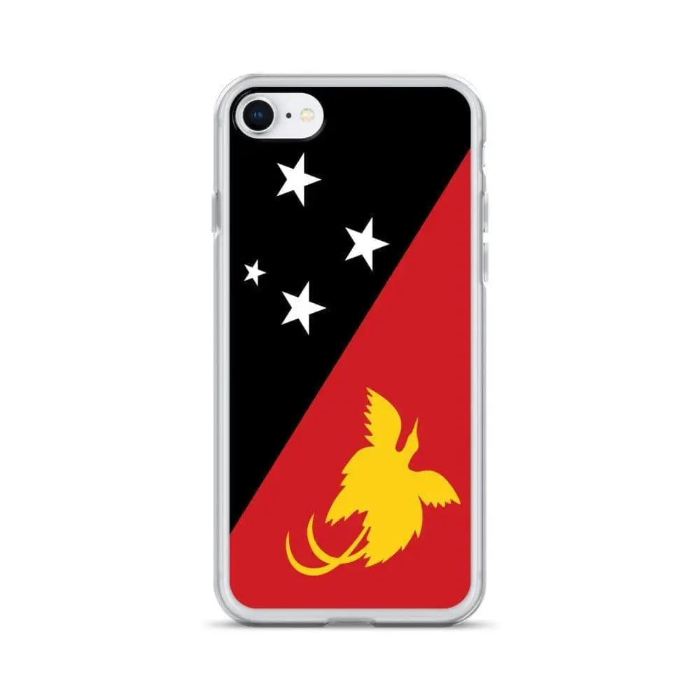 Coque iphone drapeau papouasie-nouvelle-guinée souple antichoc