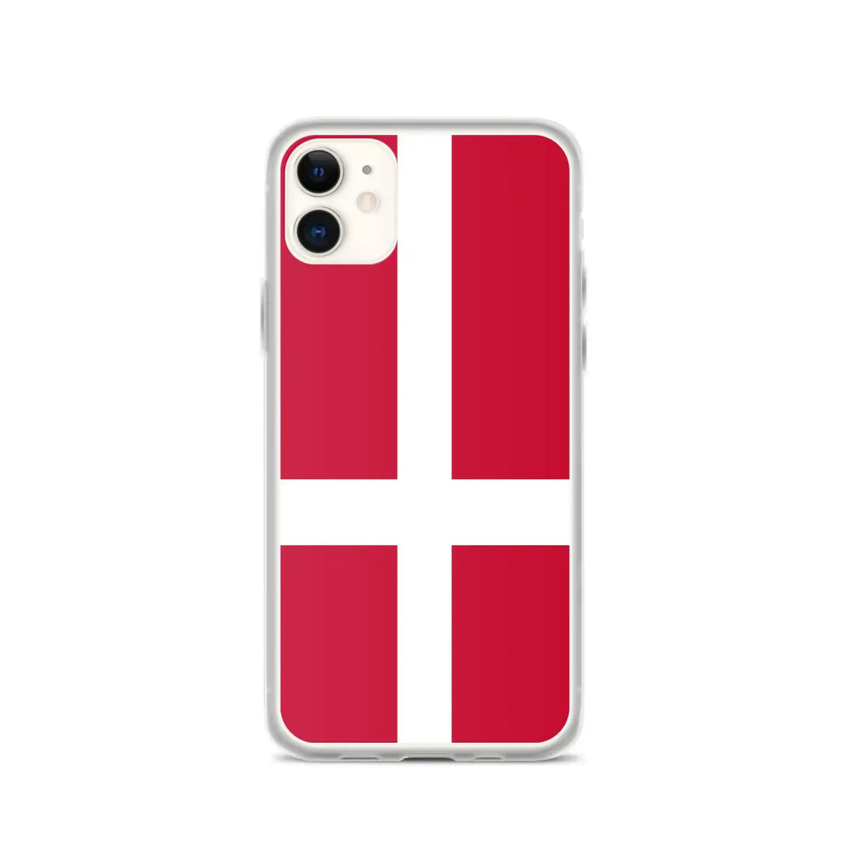 Coque iphone danemark souple motif drapeau antichoc