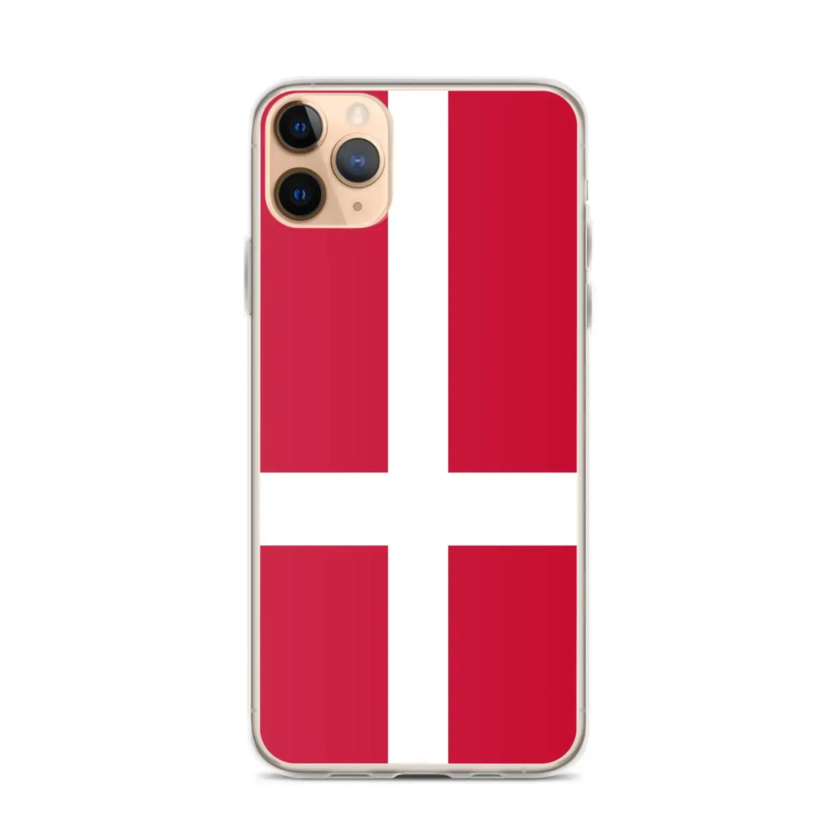 Coque iphone danemark souple motif drapeau antichoc