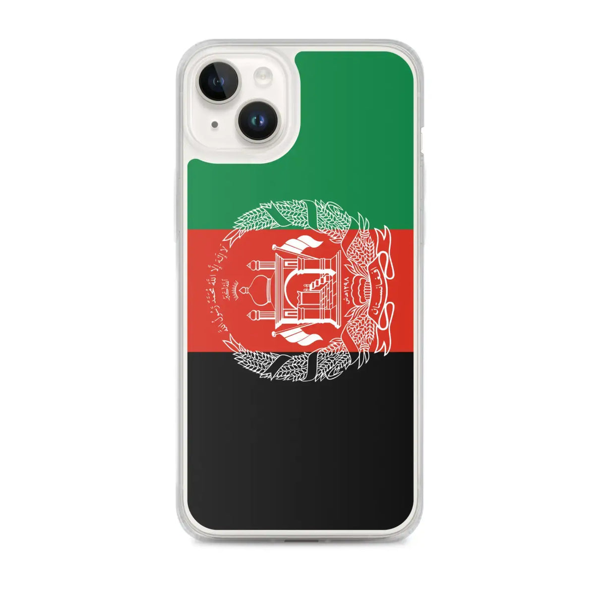 Coque iphone drapeau afghanistan souple antichoc transparente