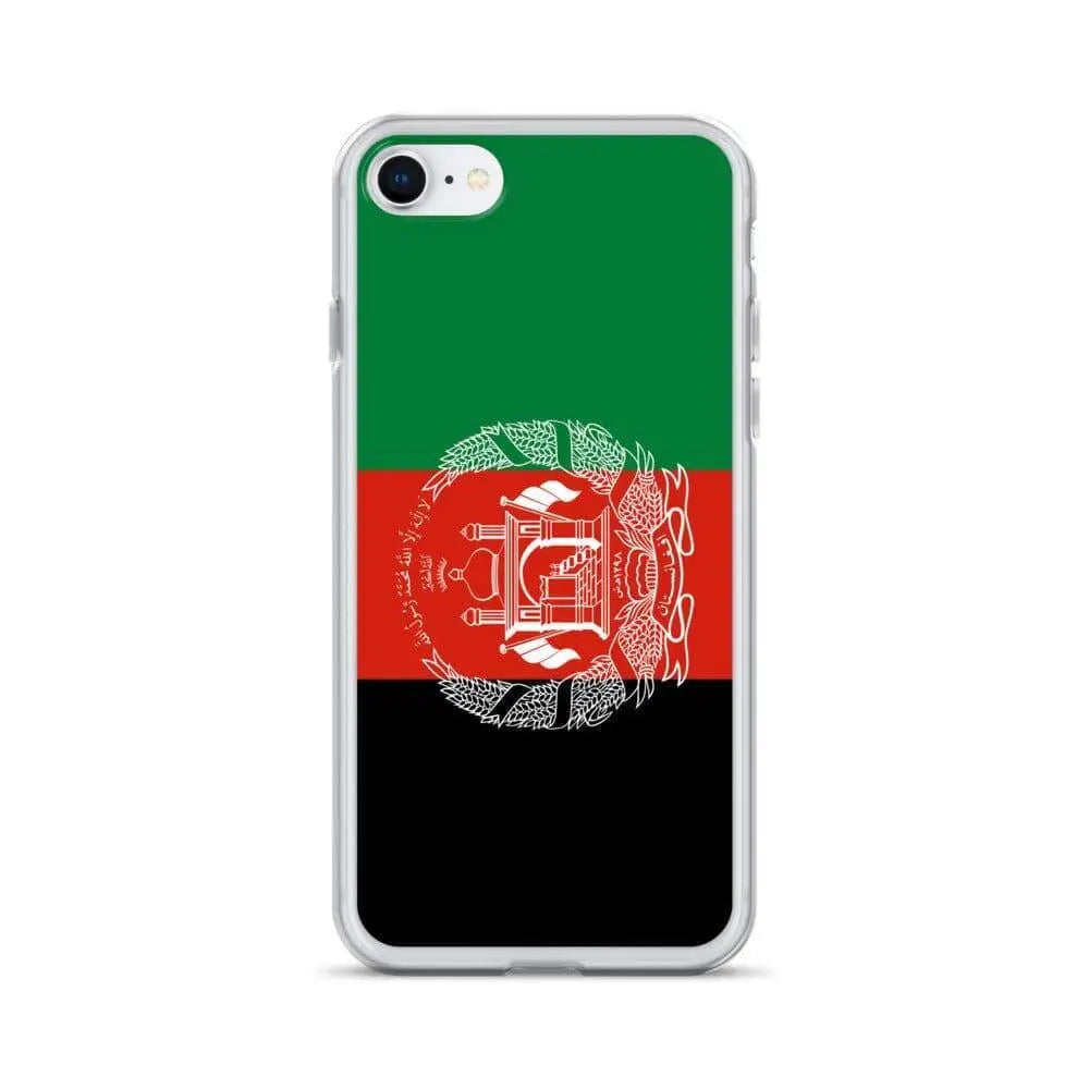 Coque iphone drapeau afghanistan souple antichoc transparente