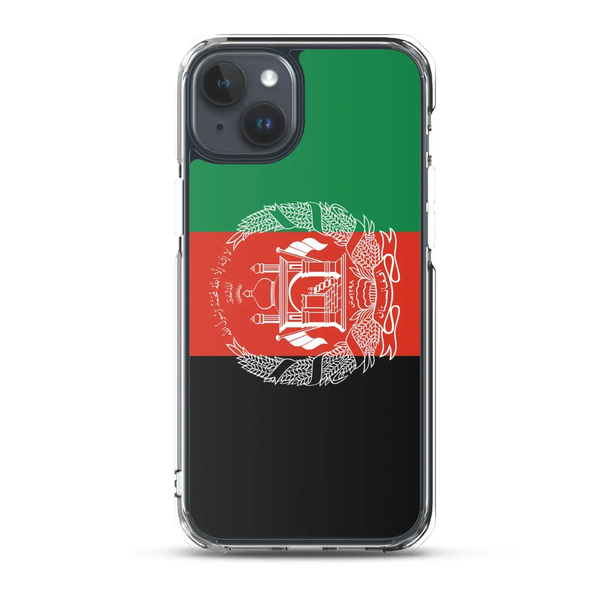 Coque iphone drapeau afghanistan souple antichoc transparente