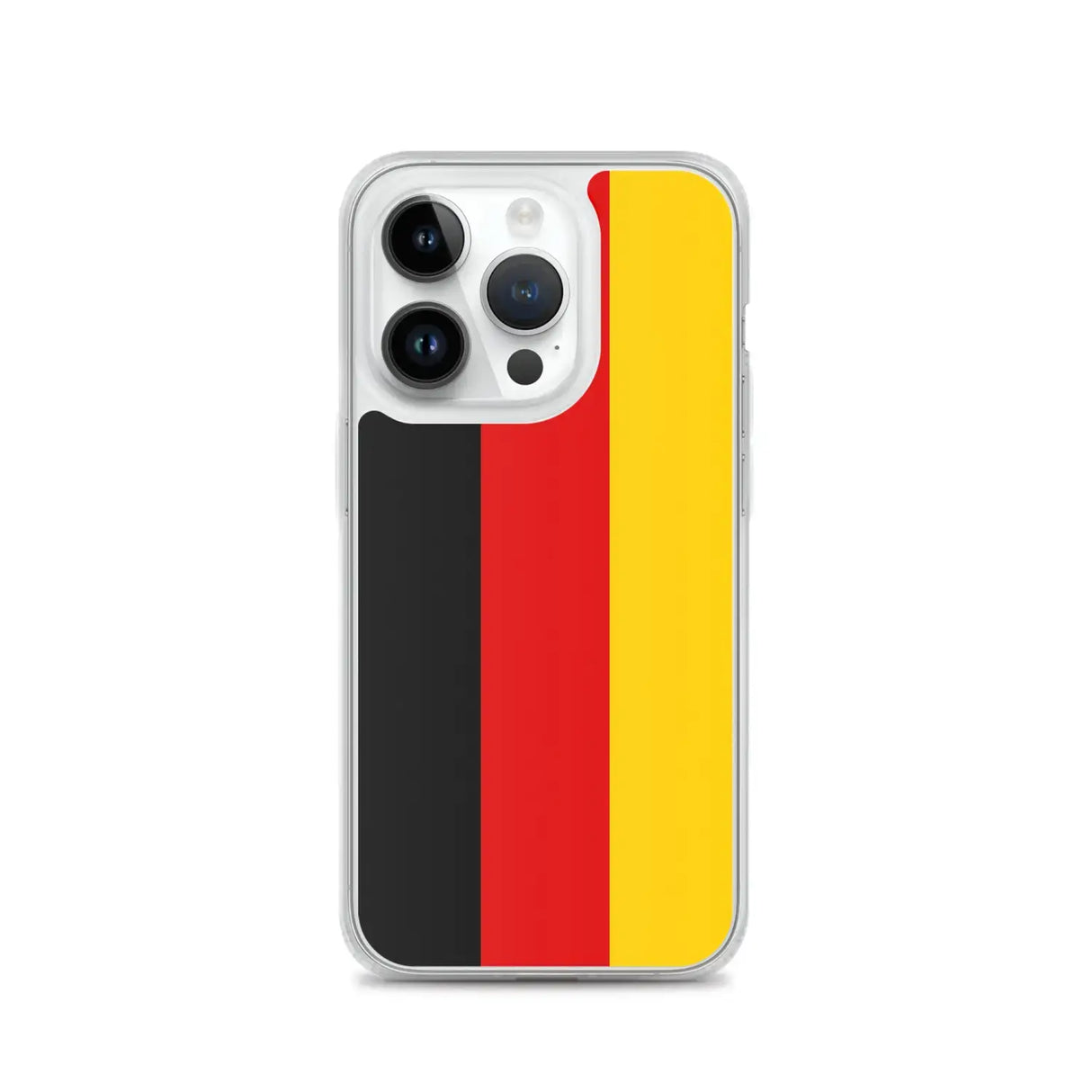 Coque iphone drapeau allemagne souple antichoc transparente