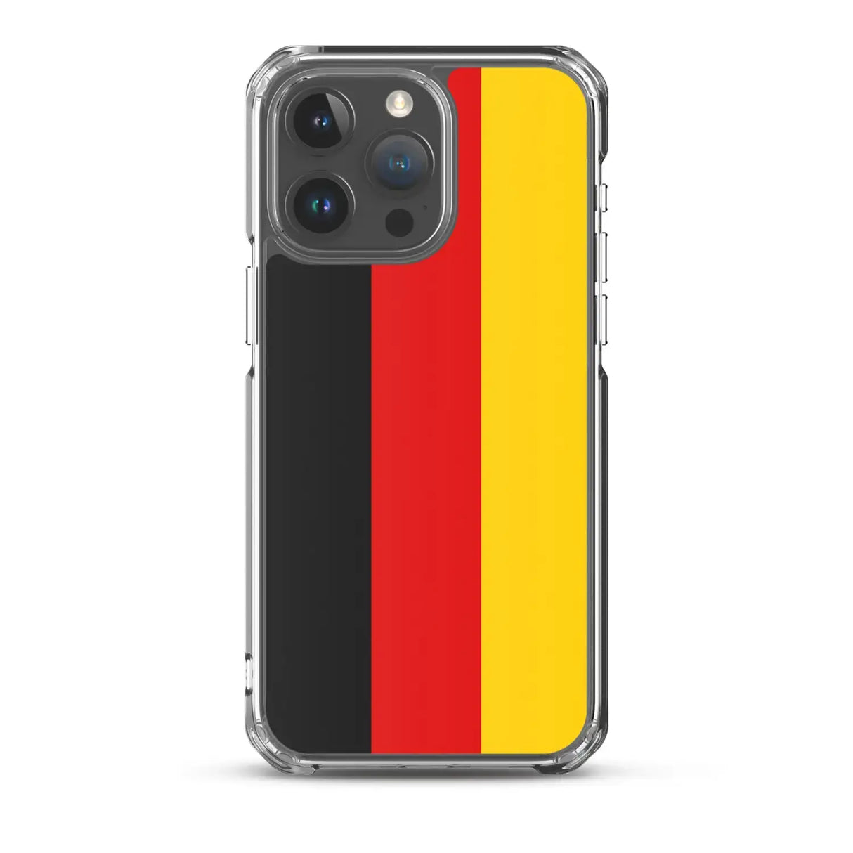 Coque iphone drapeau allemagne souple antichoc transparente