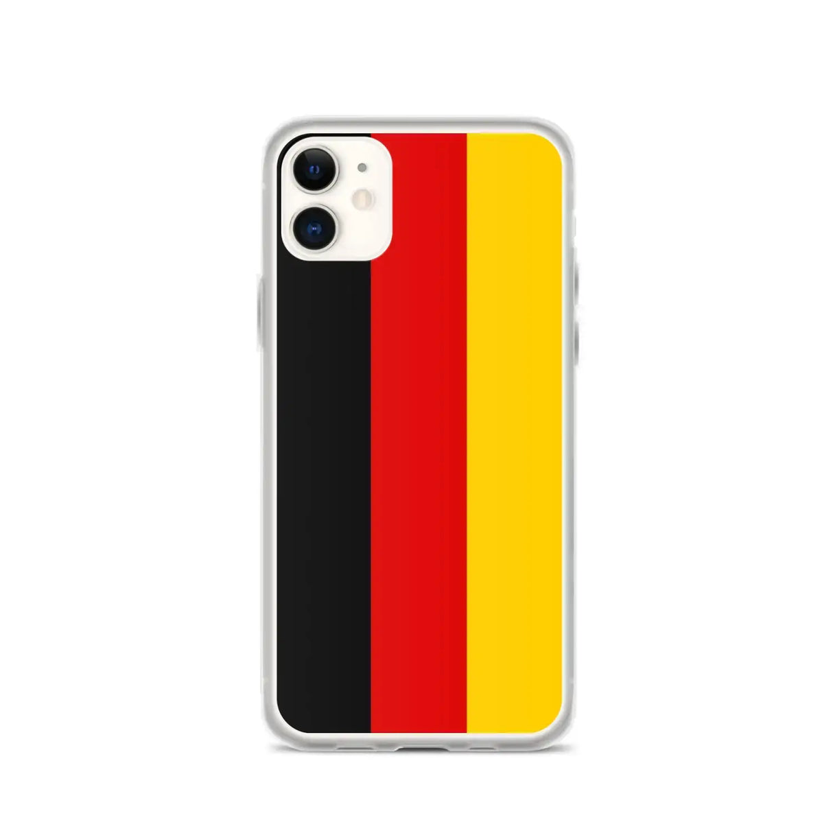 Coque iphone drapeau allemagne souple antichoc transparente