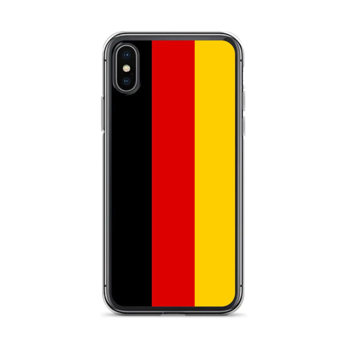 Coque iphone drapeau allemagne souple antichoc transparente
