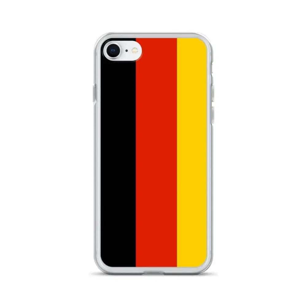 Coque iphone drapeau allemagne souple antichoc transparente