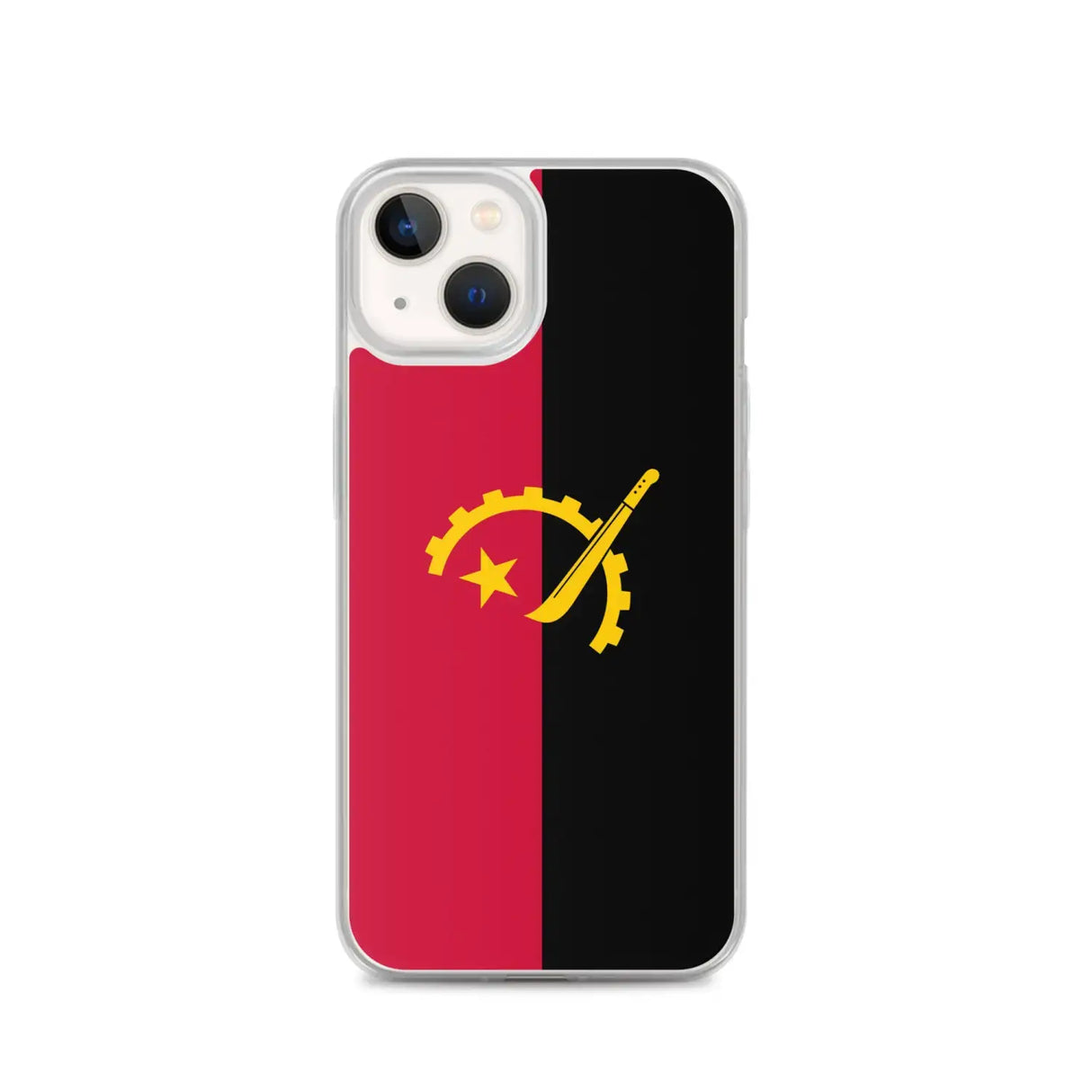 Coque iphone drapeau angola souple résistante antichoc