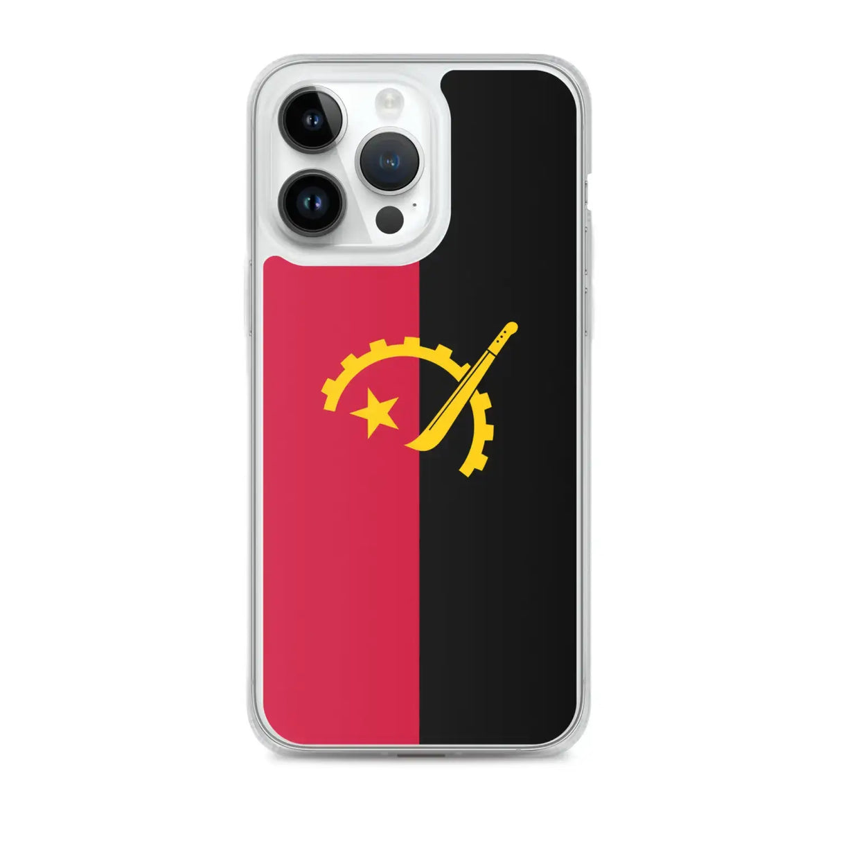 Coque iphone drapeau angola souple résistante antichoc