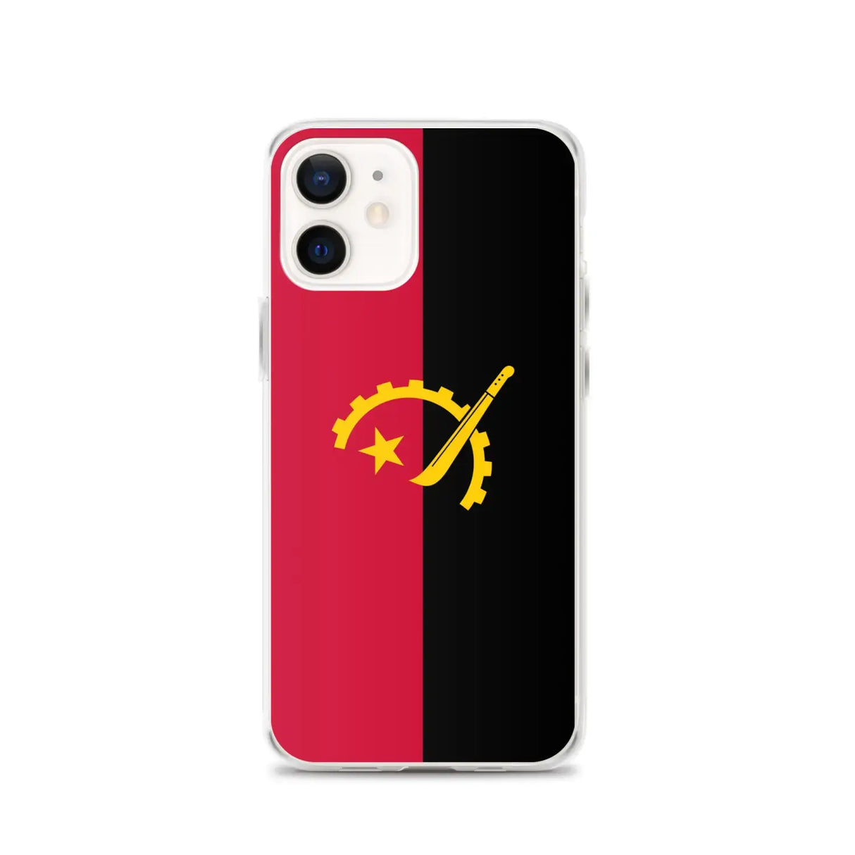 Coque iphone drapeau angola souple résistante antichoc