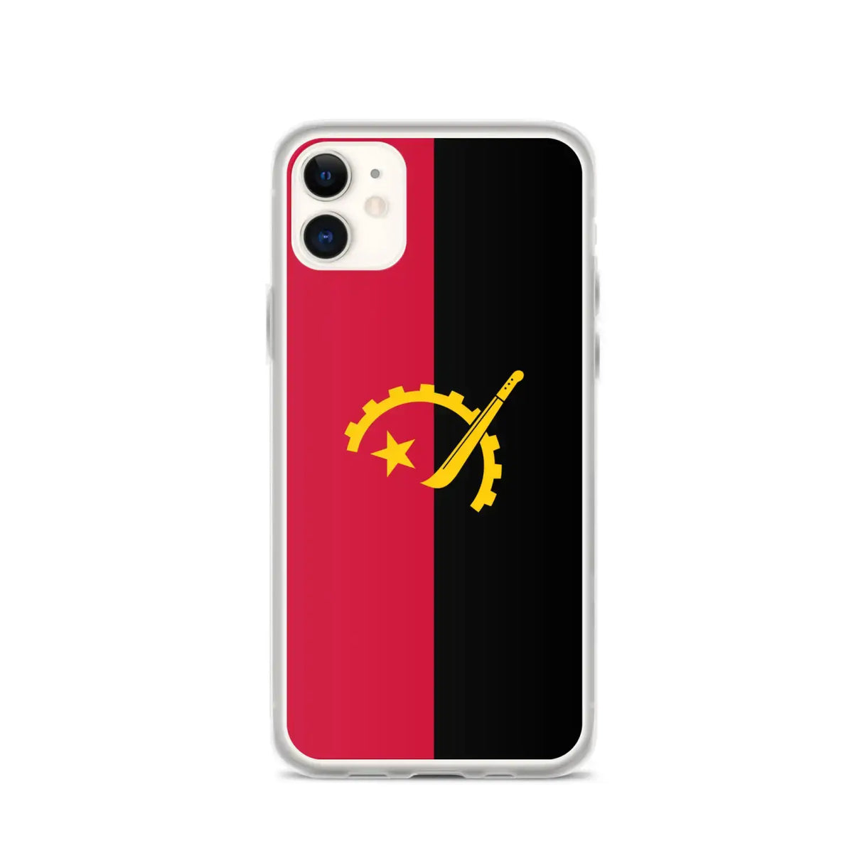 Coque iphone drapeau angola souple résistante antichoc