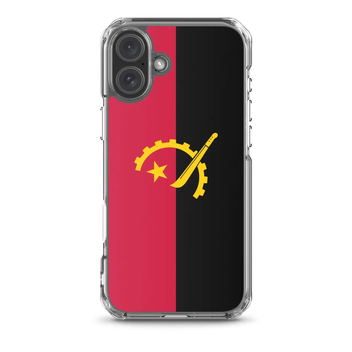 Coque iphone drapeau angola souple résistante antichoc