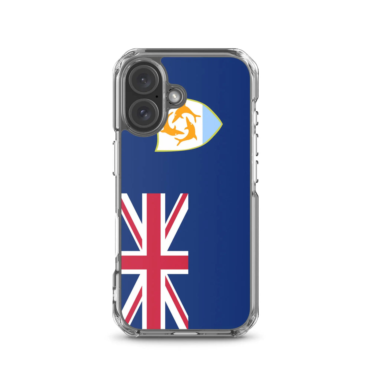 Coque iphone drapeau anguilla souple antichoc transparente