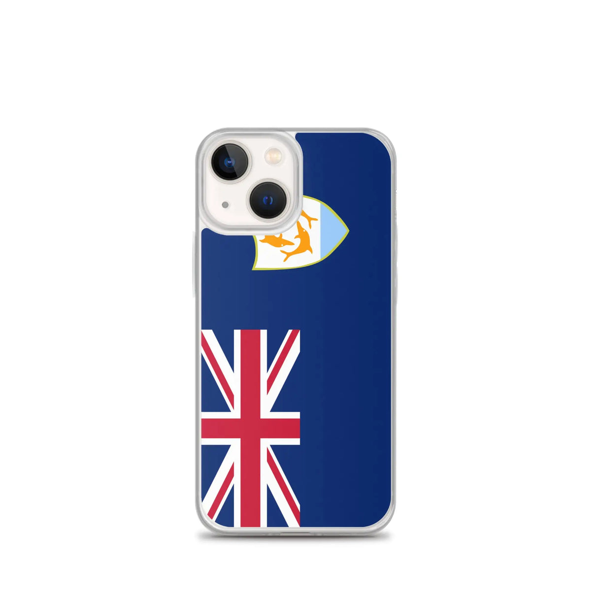 Coque iphone drapeau anguilla souple antichoc transparente