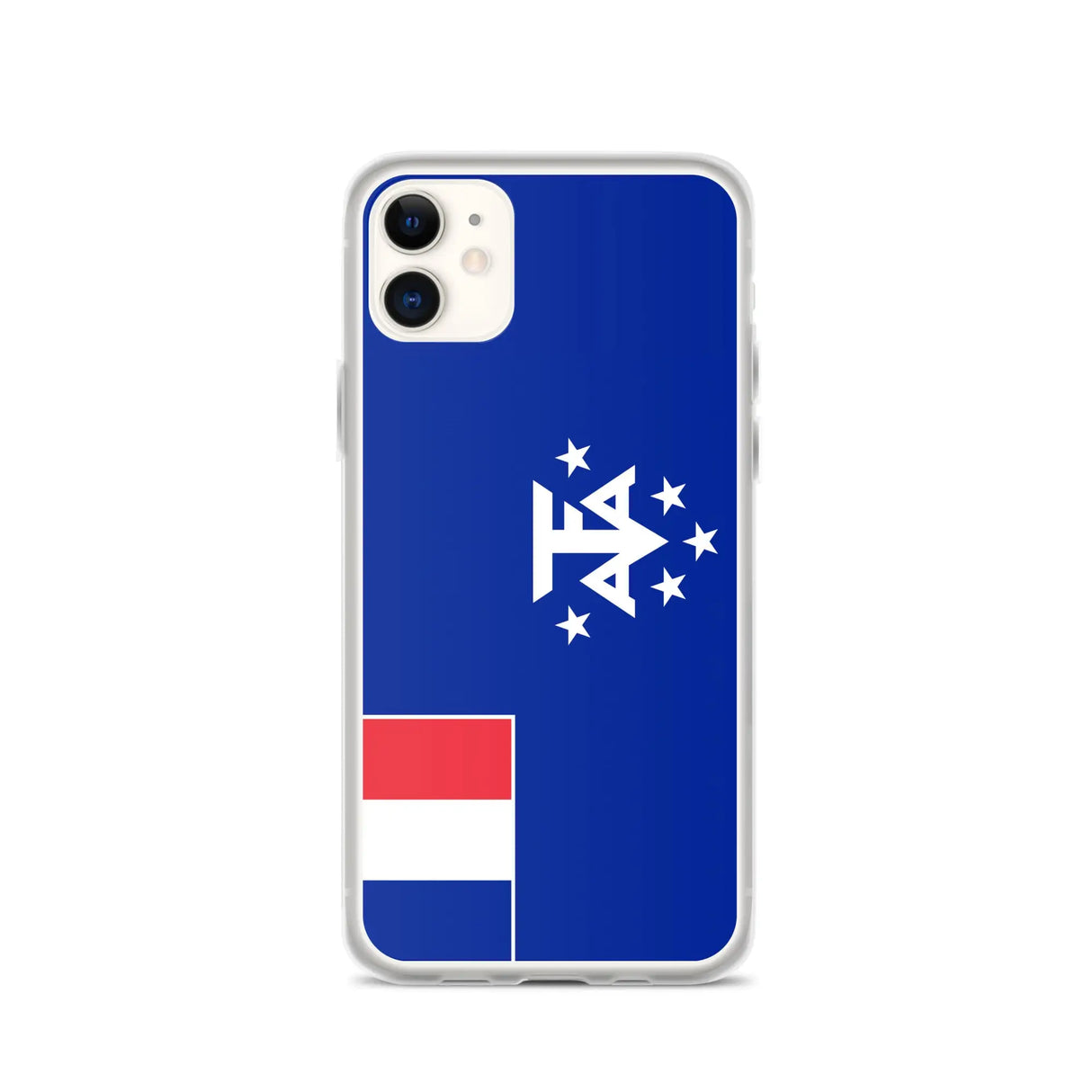 Coque iphone drapeau antarctique française souple antichoc