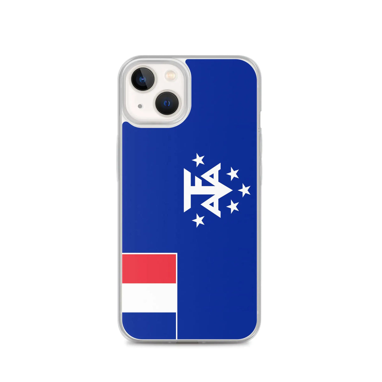 Coque iphone drapeau antarctique française souple antichoc