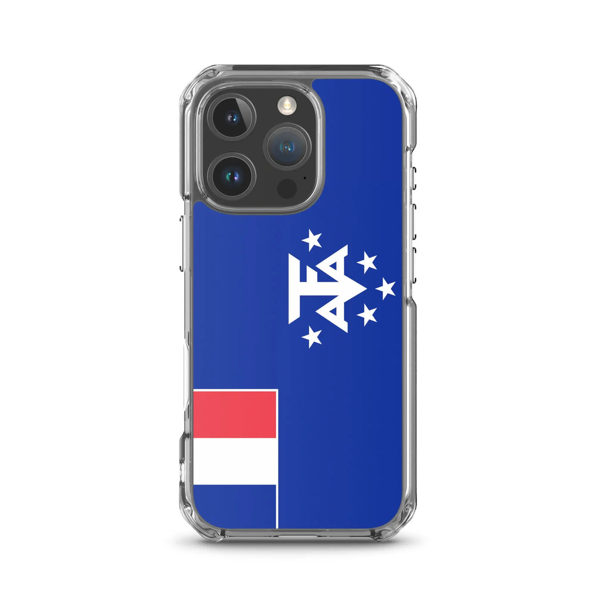 Coque iphone drapeau antarctique française souple antichoc