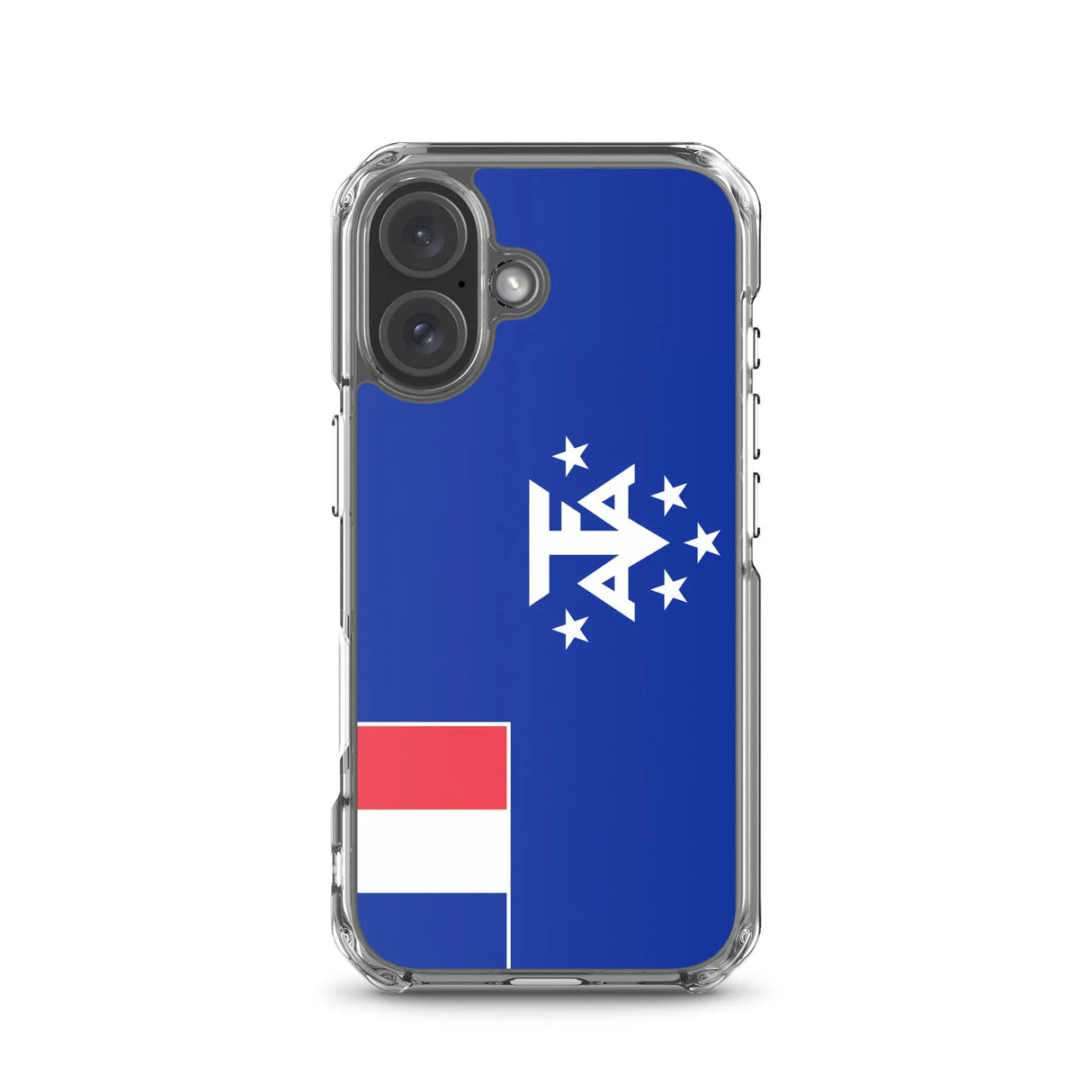 Coque iphone drapeau antarctique française souple antichoc