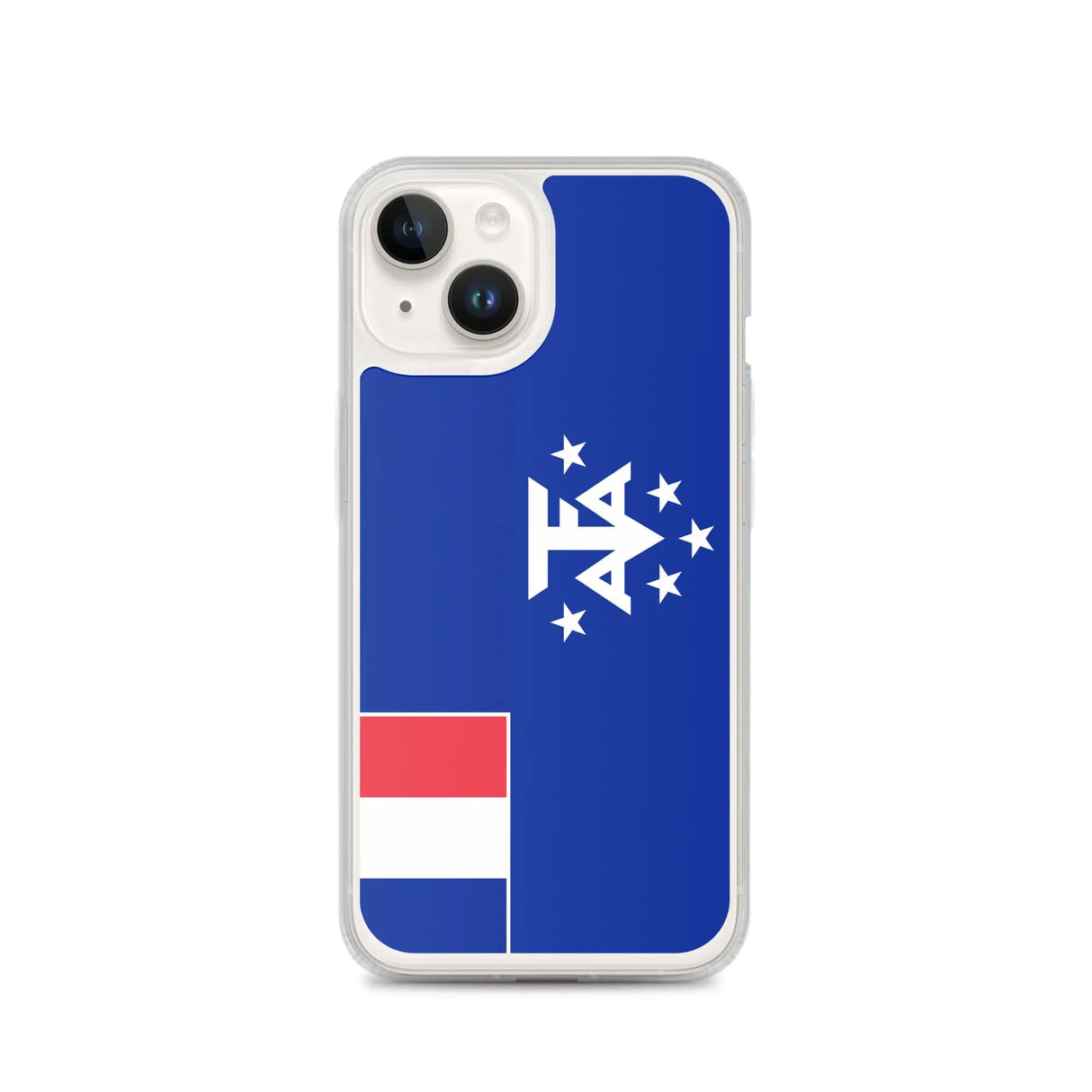 Coque iphone drapeau antarctique française souple antichoc