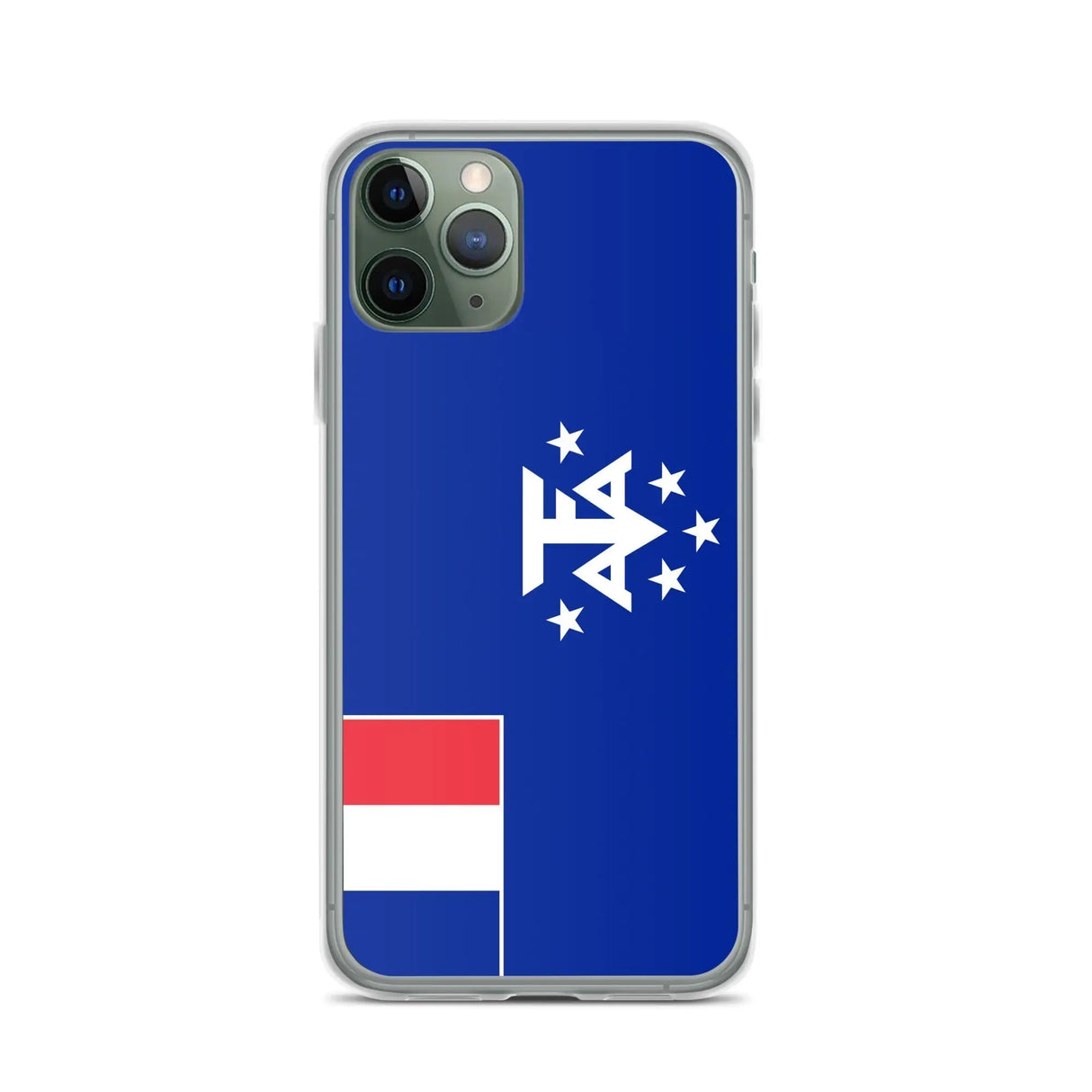 Coque iphone drapeau antarctique française souple antichoc