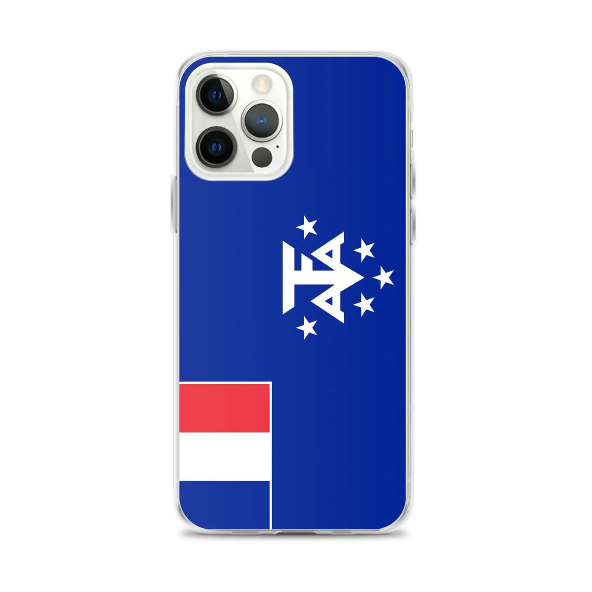 Coque iphone drapeau antarctique française souple antichoc