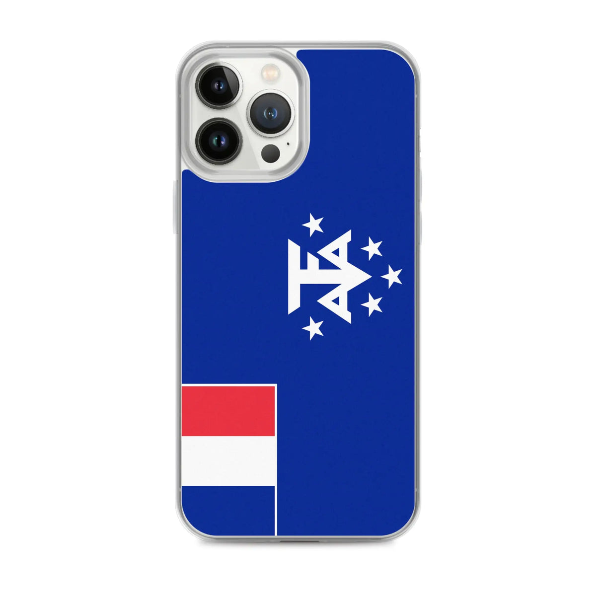 Coque iphone drapeau antarctique française souple antichoc