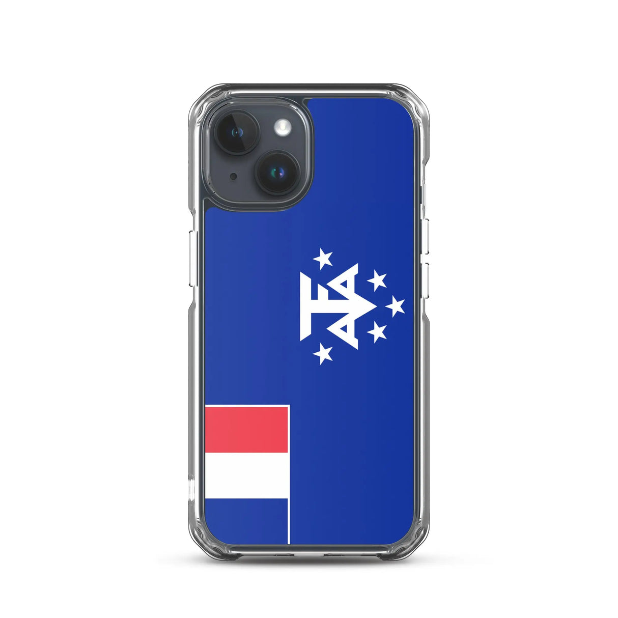 Coque iphone drapeau antarctique française souple antichoc