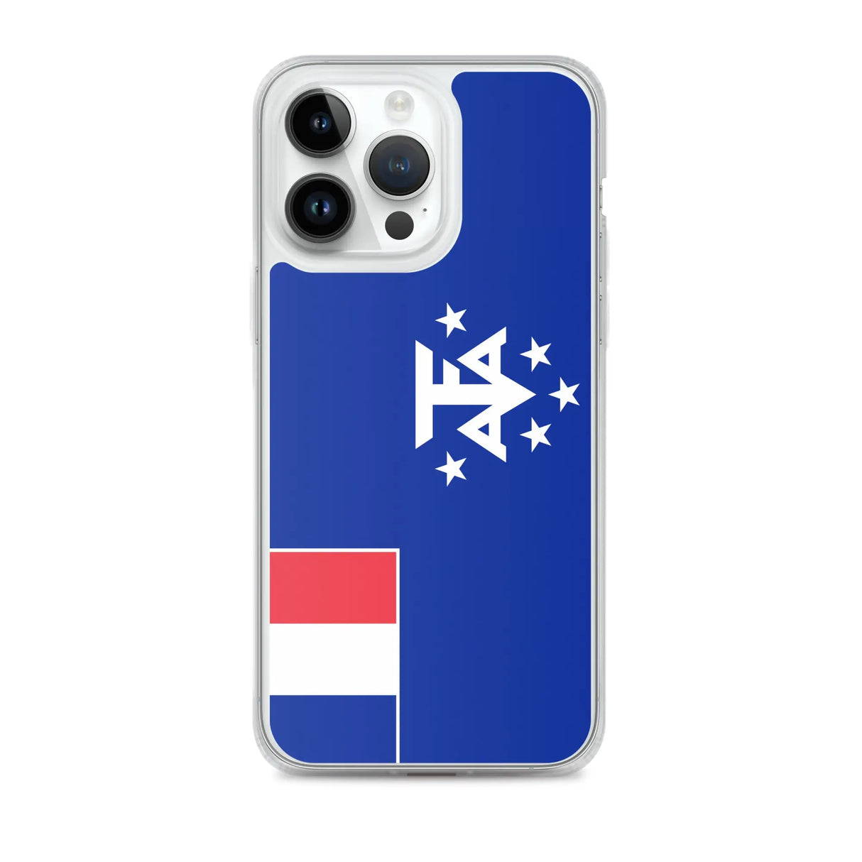 Coque iphone drapeau antarctique française souple antichoc