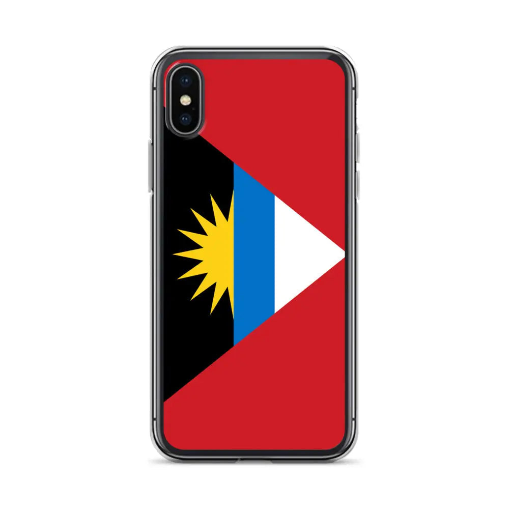 Coque iphone drapeau antigua-et-barbuda souple antichoc