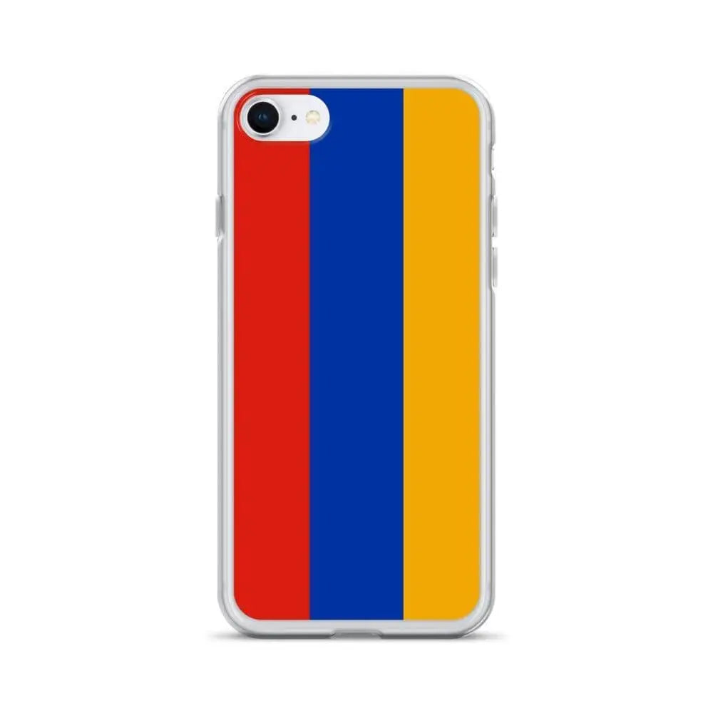 Coque iphone drapeau arménie souple antichoc transparente