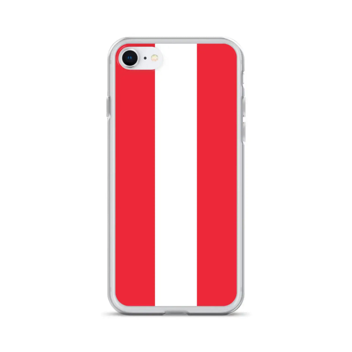 Coque iphone drapeau autriche souple antichoc transparente