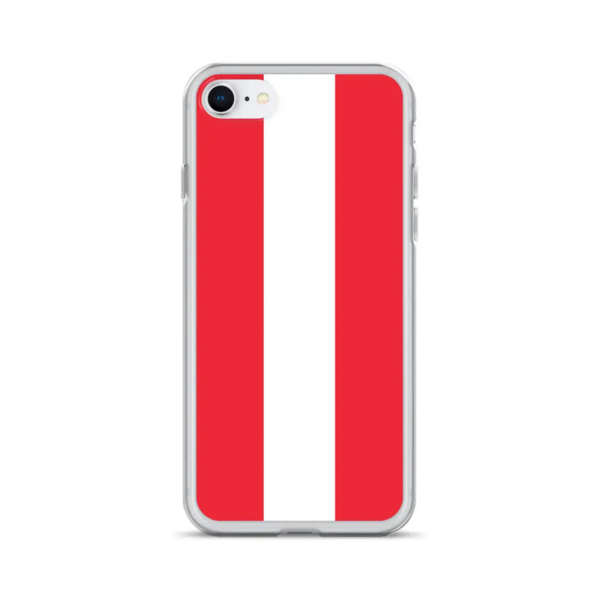Coque iphone drapeau autriche souple antichoc transparente