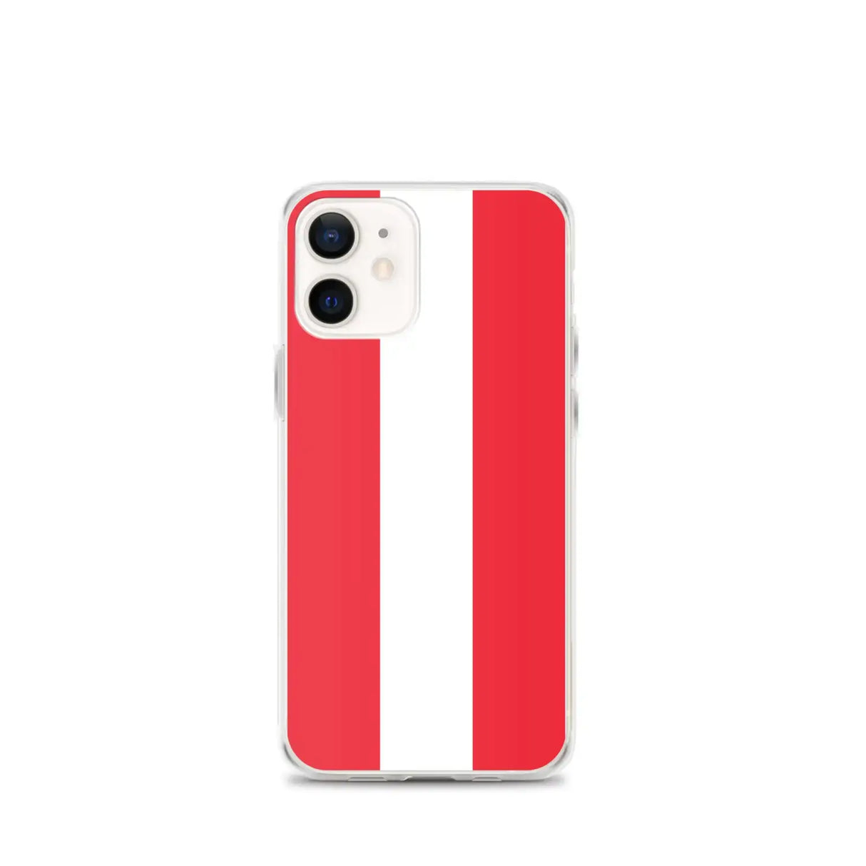 Coque iphone drapeau autriche souple antichoc transparente