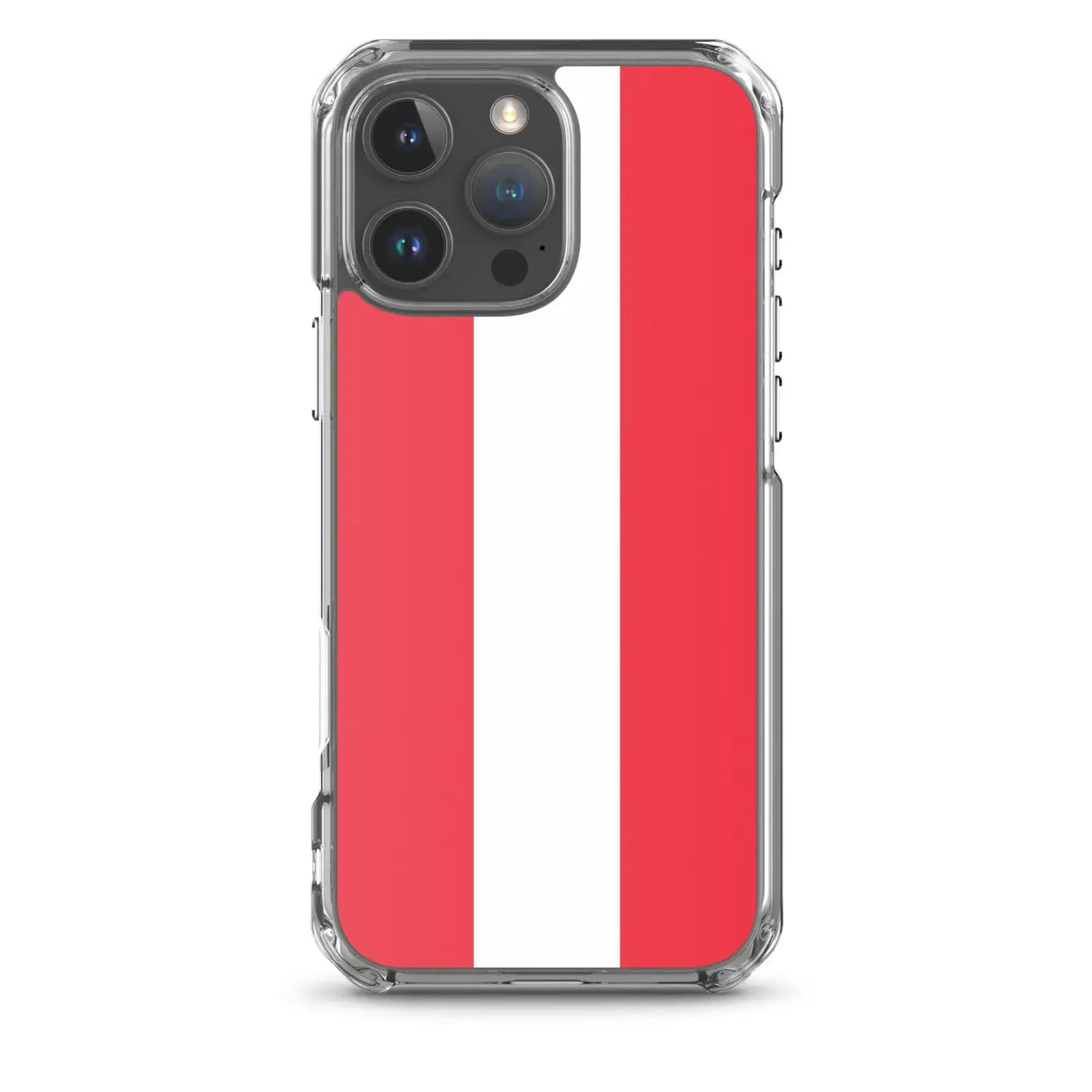 Coque iphone drapeau autriche souple antichoc transparente