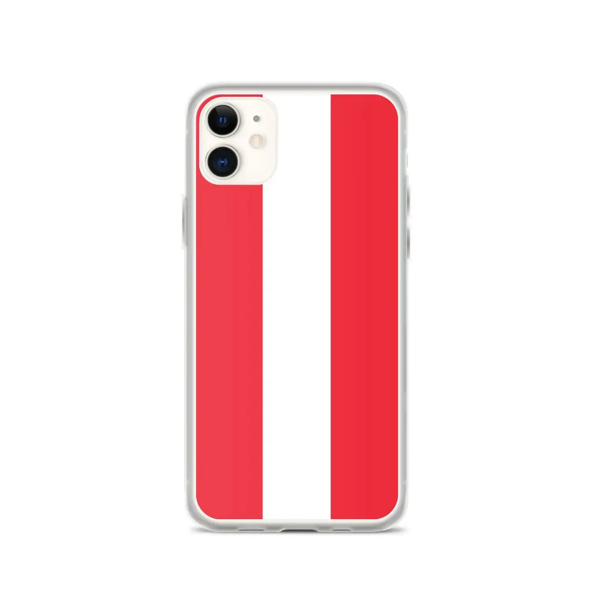 Coque iphone drapeau autriche souple antichoc transparente