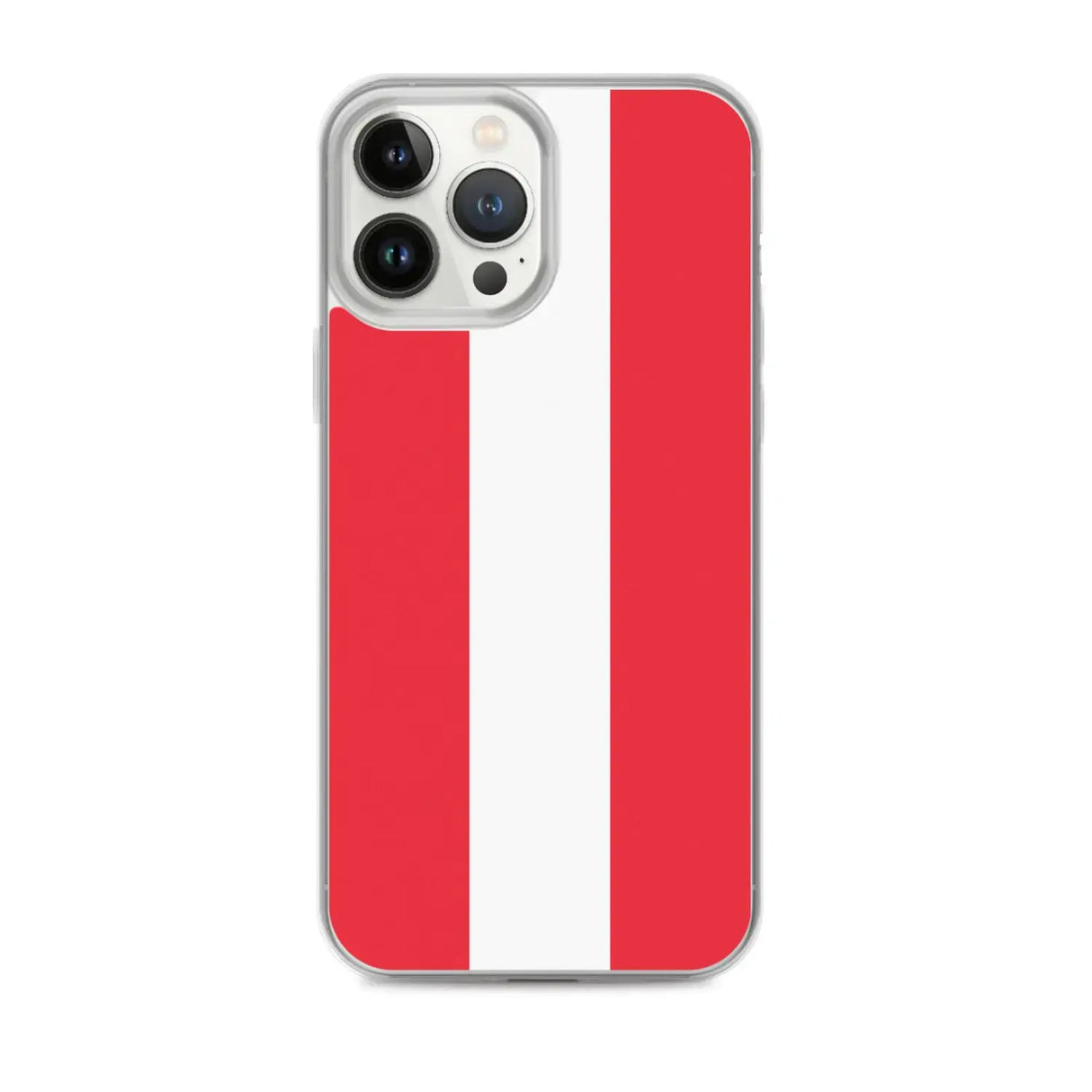 Coque iphone drapeau autriche souple antichoc transparente