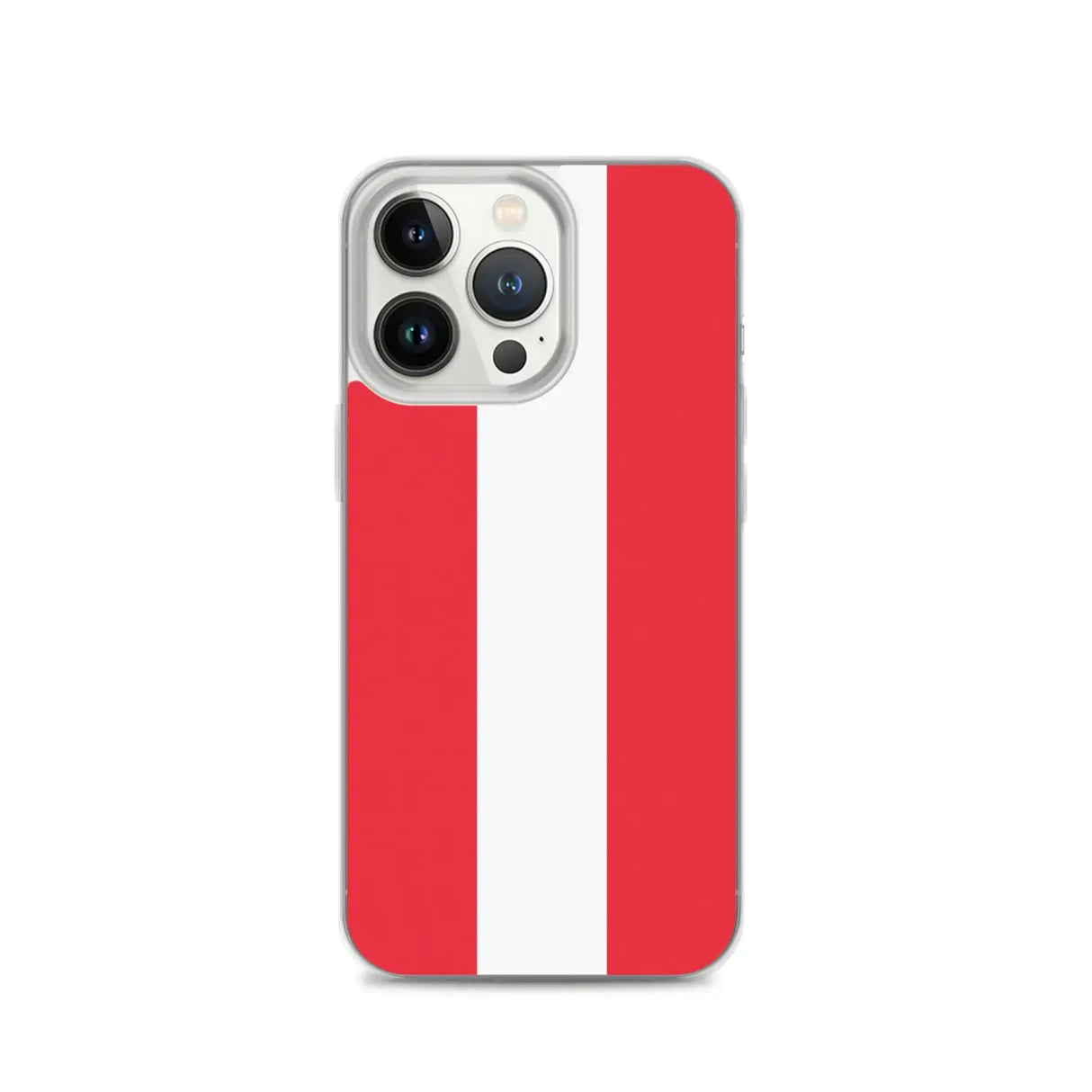 Coque iphone drapeau autriche souple antichoc transparente