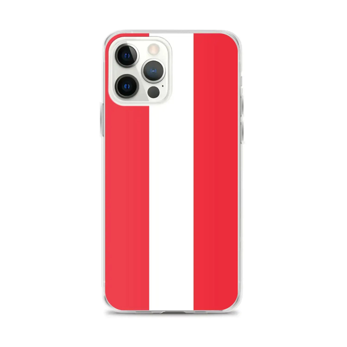 Coque iphone drapeau autriche souple antichoc transparente