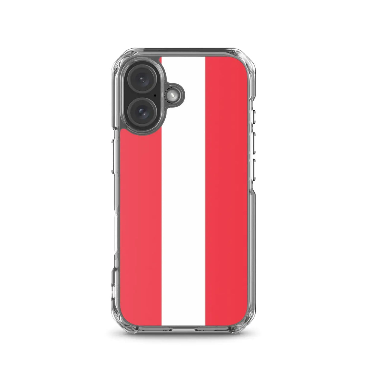 Coque iphone drapeau autriche souple antichoc transparente