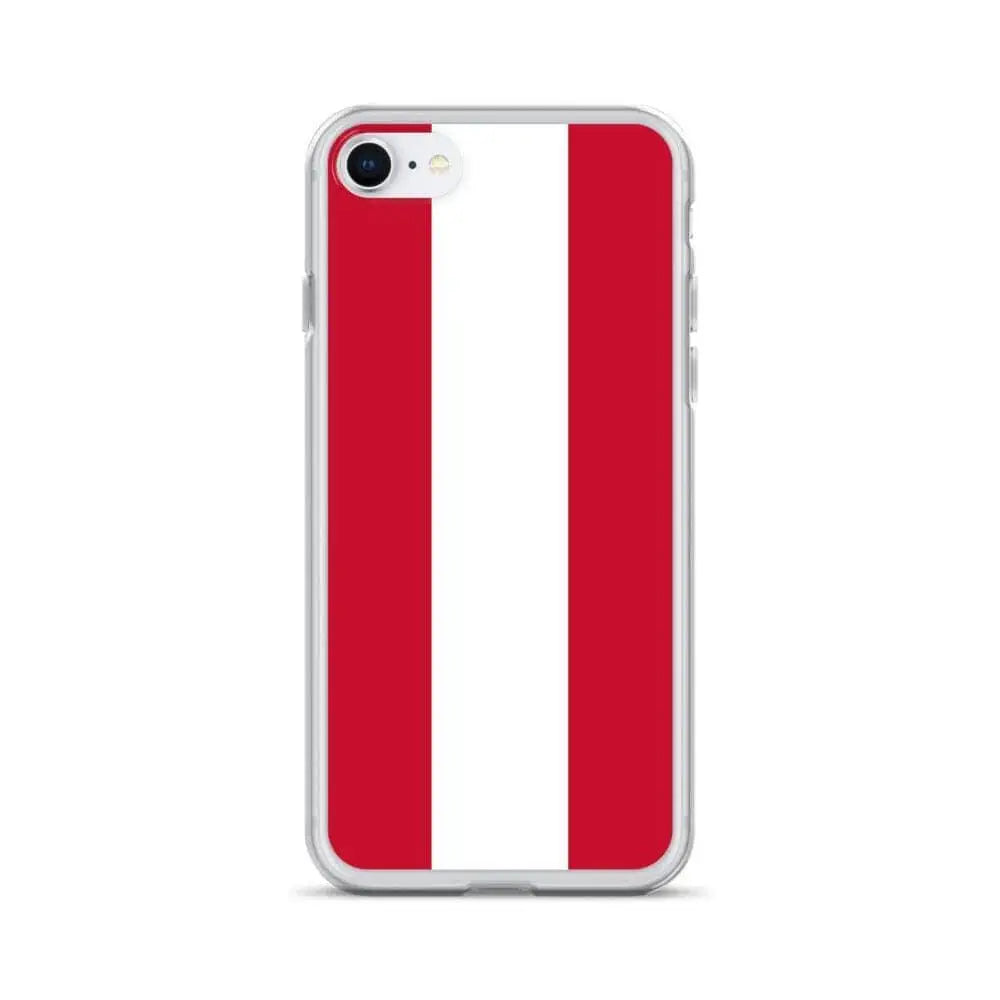 Coque iphone drapeau autriche souple résistante antichoc