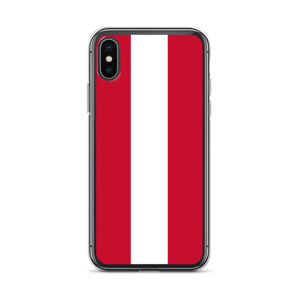 Coque iphone drapeau autriche souple résistante antichoc